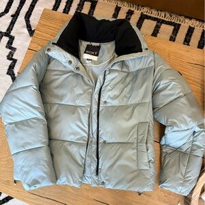Roxy Sky Blue Puffer is Jacket